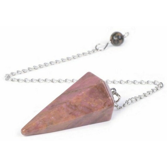 Pendule Facette Rhodonite