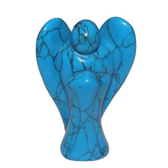 statuette Ange en Turquoise 5cm