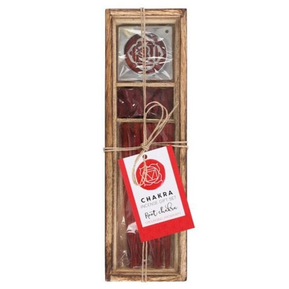 Coffret Encens en Bois 7 Chakras - Racine