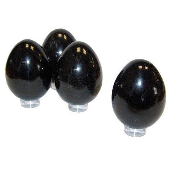 Oeuf en Obsidienne Noire 50mm