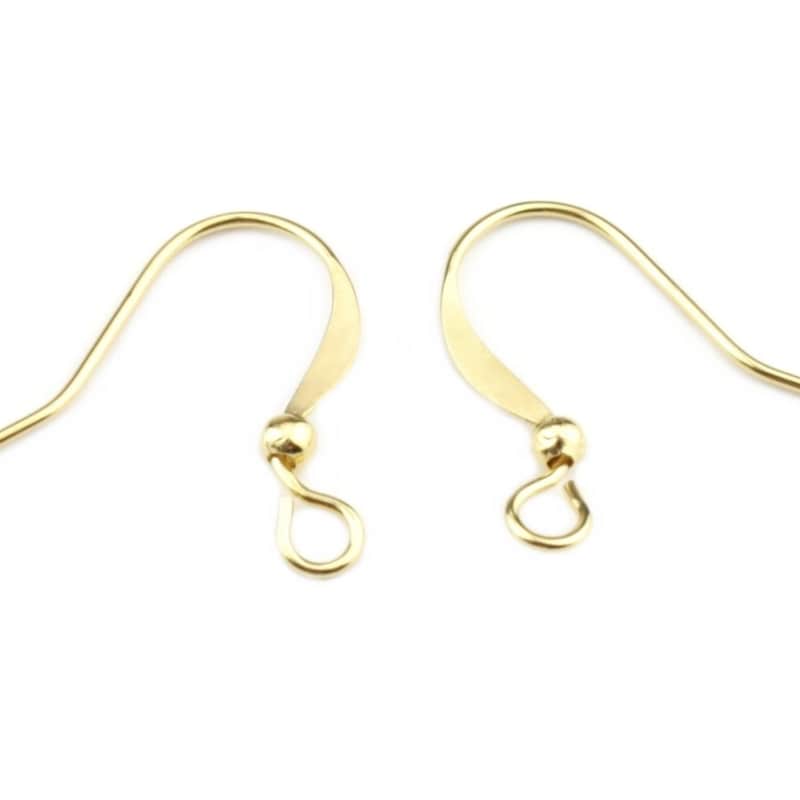 24 Carat Gold Earrings Etsy