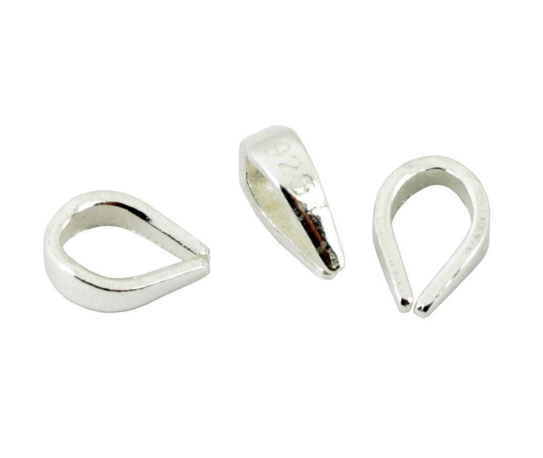 L'attrape-rêve Bélières Attache-pendentifs En Métal Argenté 1 Lot De 20