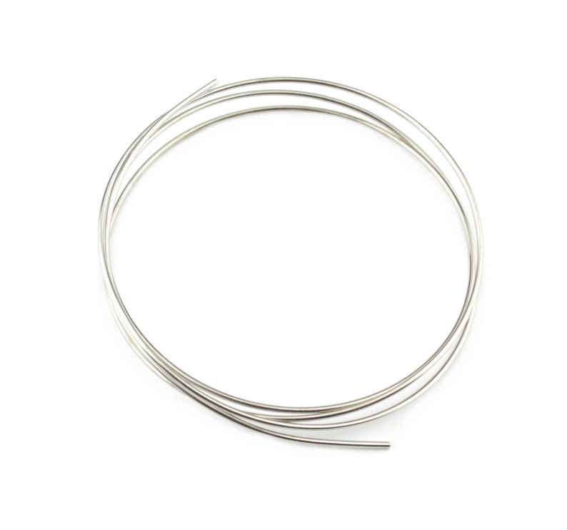 Hard wire 925 Solid Sterling Silver Length 50 centimeters Choose the diameter Findings For jewelry making as jump ring connector links Ø 0.8 mm