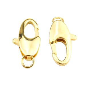 2 Big 1 1/2 Inch Swivel Lobster Clasp Clip Hook Findings for