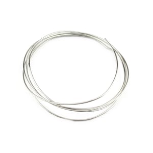 Alambres en Plata de Ley 925 Alambres duros 50 centímetros Diámetro a elegir Fornituras de joyería Elaboración de anillos conectores eslabones Ø 0.6 mm