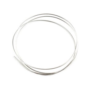 Hard wire 925 Solid Sterling Silver Length 50 centimeters Choose the diameter Findings For jewelry making as jump ring connector links Ø 0.7 mm