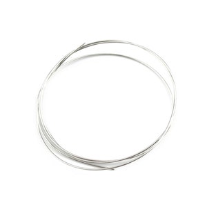 Hard wire 925 Solid Sterling Silver Length 50 centimeters Choose the diameter Findings For jewelry making as jump ring connector links Ø 0.4 mm