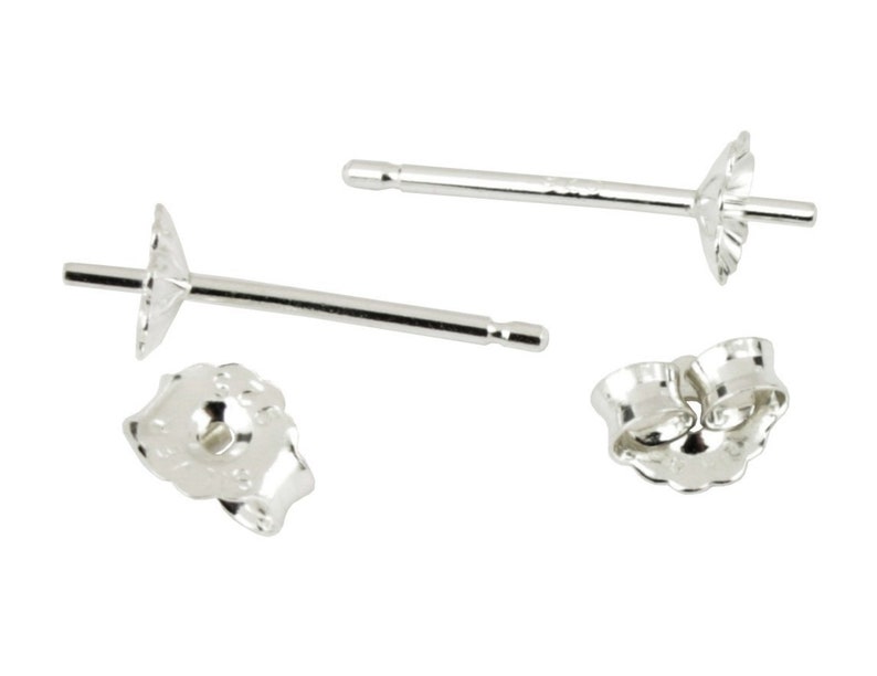 Boucle D'oreille Fantaisie En Forme De Plume - Argent 925, Tige Longue 2,7 Cm - Occasion