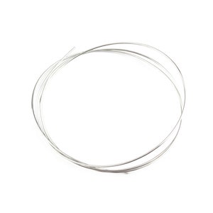 Hard wire 925 Solid Sterling Silver Length 50 centimeters Choose the diameter Findings For jewelry making as jump ring connector links Ø 0.3 mm