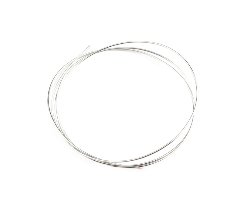 Hard wire 925 Solid Sterling Silver Length 50 centimeters Choose the diameter Findings For jewelry making as jump ring connector links Ø 0.3 mm