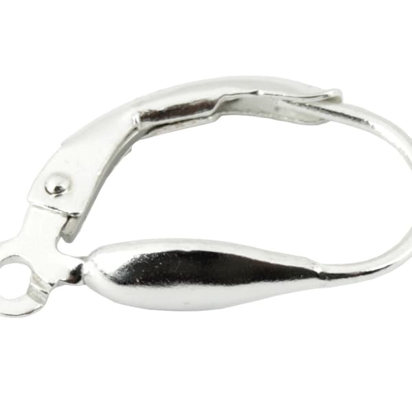 Dormeuse oorbel in 925 Sterling Zilver Hangende ringen hanger Professionele kwaliteit basis voor creatie Traanmodel