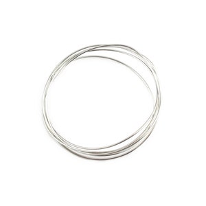 Hard wire 925 Solid Sterling Silver Length 50 centimeters Choose the diameter Findings For jewelry making as jump ring connector links Ø 0.5 mm