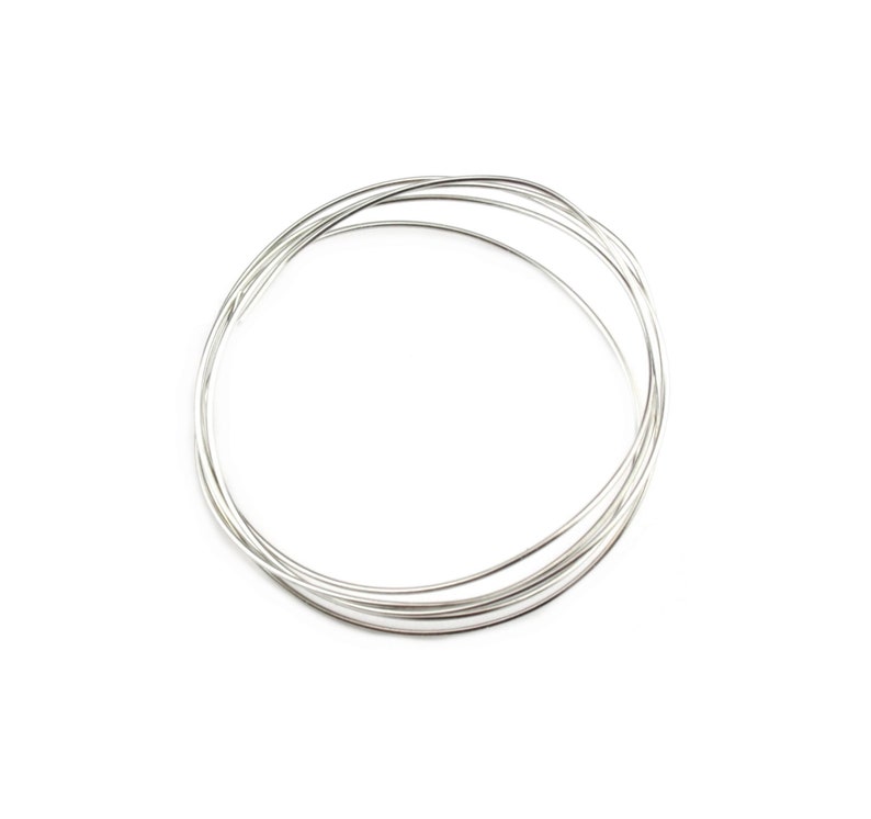 Hard wire 925 Solid Sterling Silver Length 50 centimeters Choose the diameter Findings For jewelry making as jump ring connector links Ø 0.5 mm