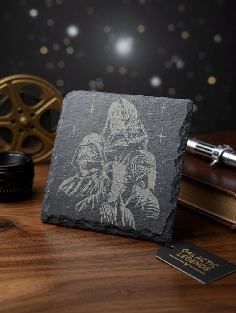 Movie / Tv show Slate Coasters / personalised coasters Star villains