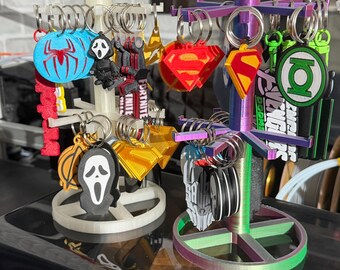 3D Printed Keyrings - Marvel, DC, Sci-fi And Horror