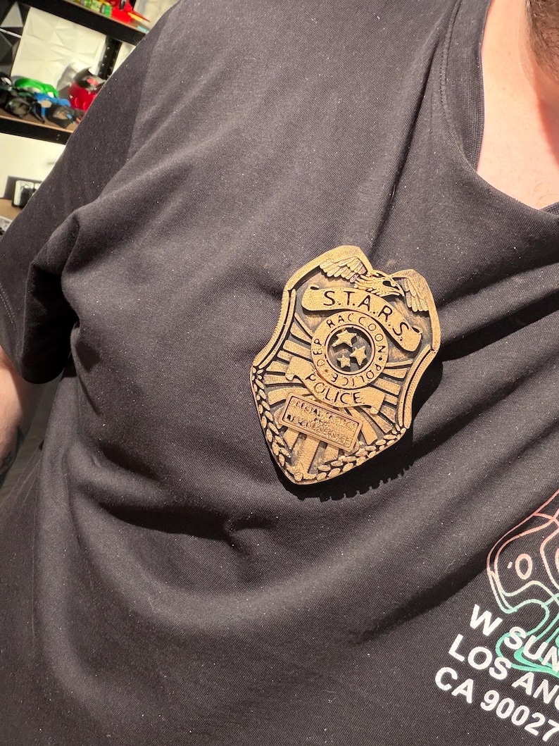 Resident evil police badges - 3D printed image 4