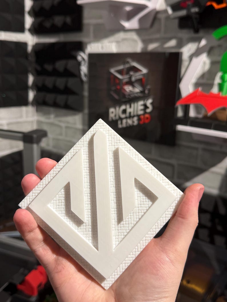 3D Printed Superhero Emblems justice gang