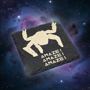 Movie / Tv show Slate Coasters / personalised coasters Rocky amaze slate