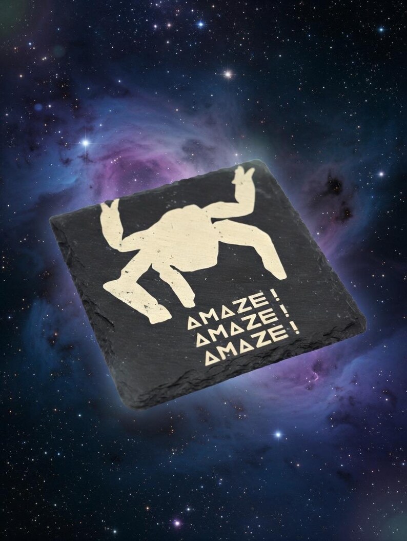 Movie / Tv show Slate Coasters / personalised coasters Rocky amaze slate