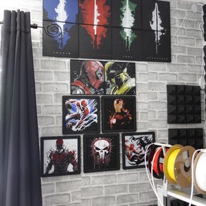 3D printed marvel Photos and frame. image 1