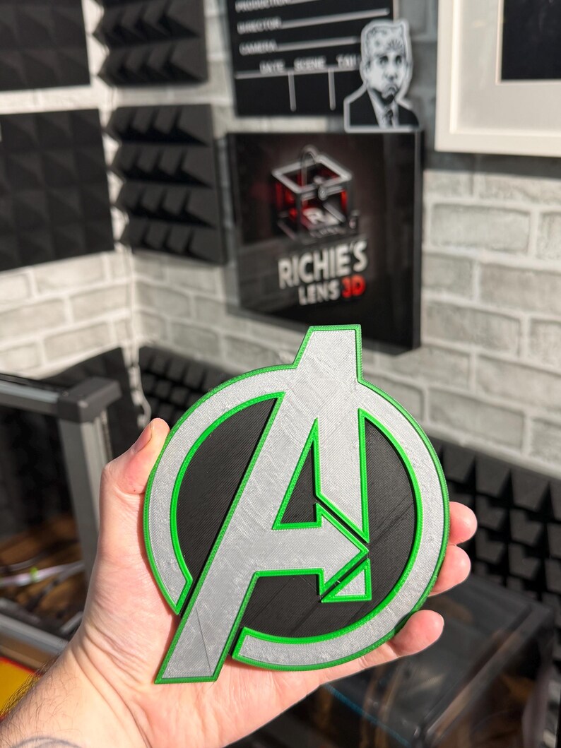 3D Printed Superhero Emblems avengers doomsday