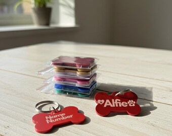 Personalised Dog Tags (Engraved)