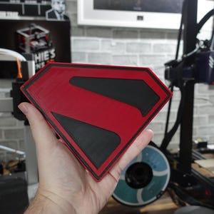 3D Printed Superhero Emblems KingdomCome Superman