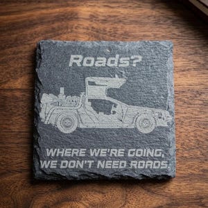 Movie / Tv show Slate Coasters / personalised coasters FUTURE
