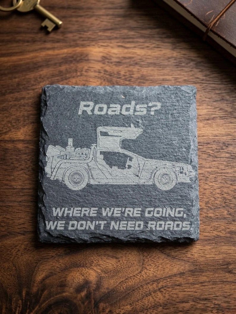 Movie / Tv show Slate Coasters / personalised coasters FUTURE
