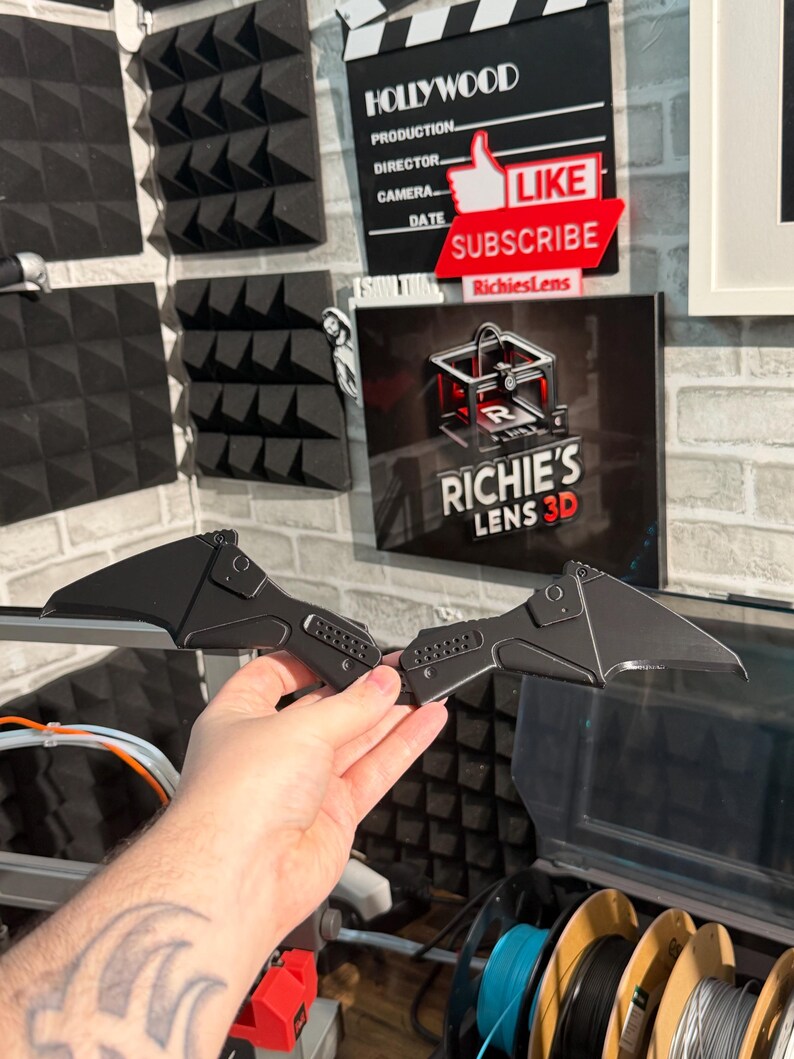 Cosplay Prop 3D Printed Batarangs image 20