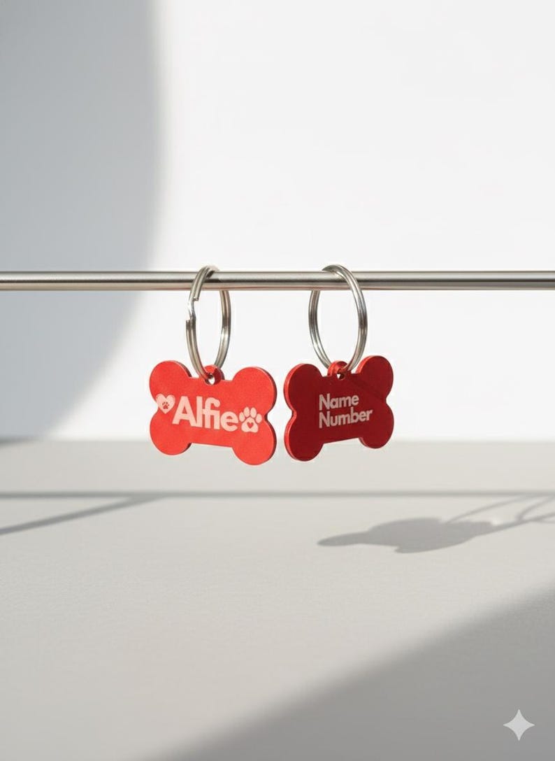 Personalised Dog Tags (Engraved) image 3