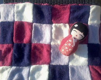 Plaid, little baby blanket