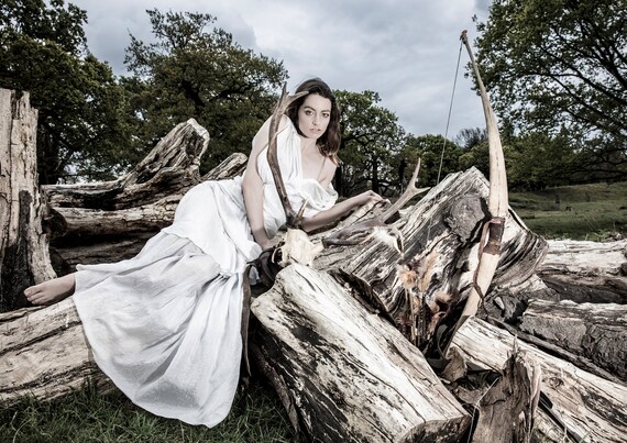Artemis Goddess Of The Hunt Greek Mythology Fine Art Etsy