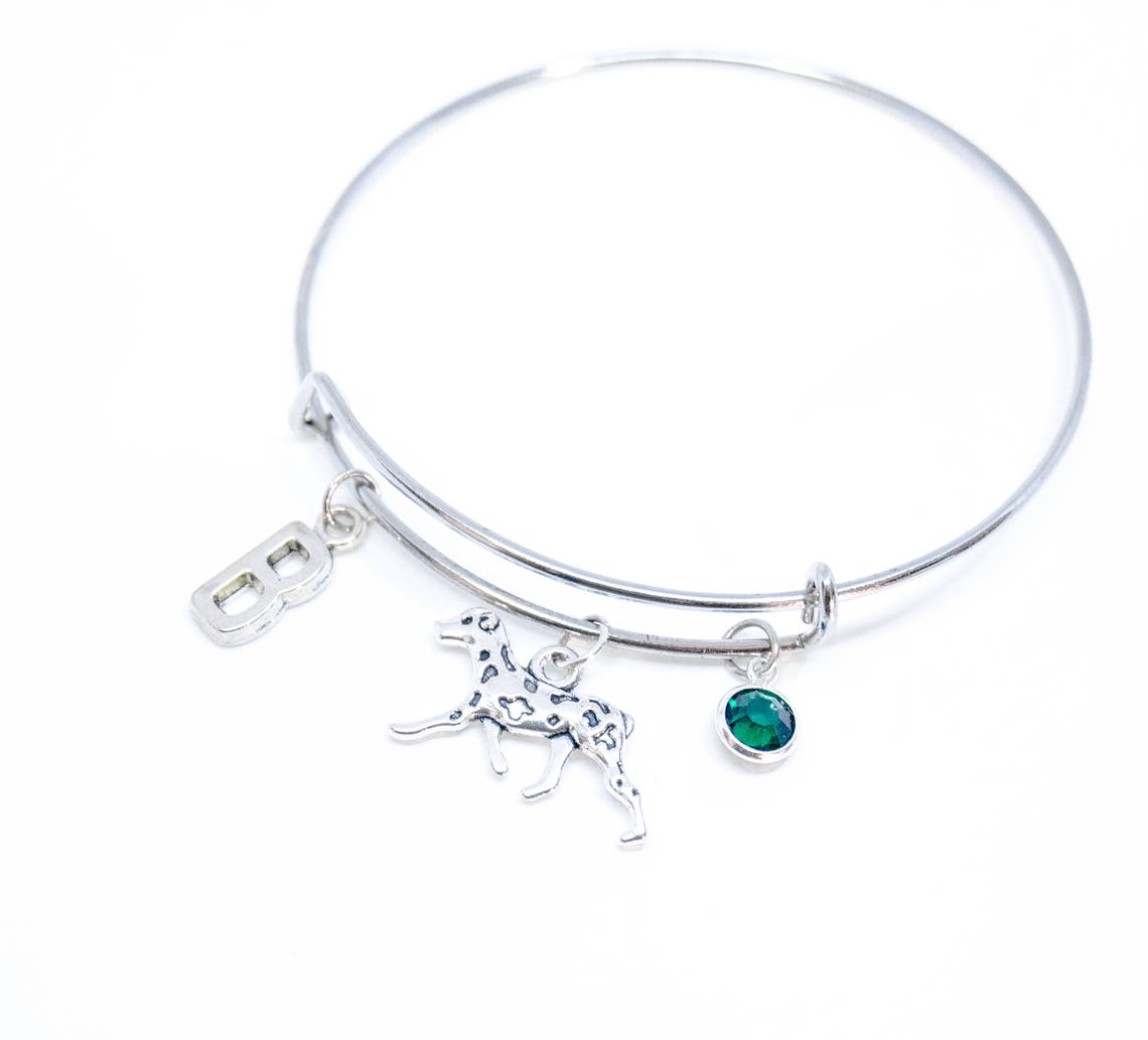 Personalisierte dalmatinische Armband Armreif Hund Geschenk Etsy