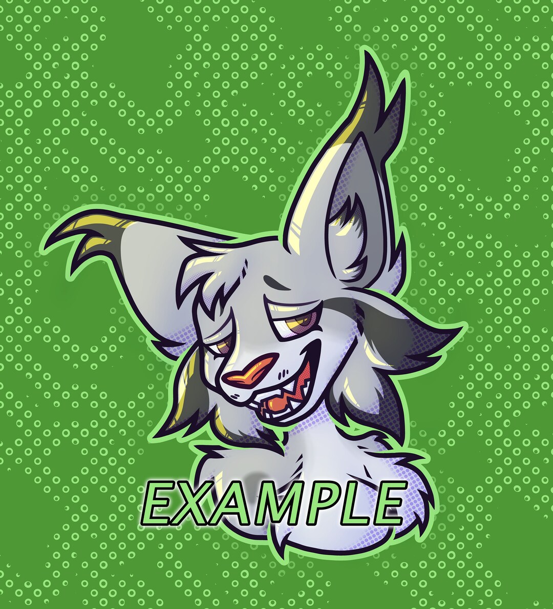 Stylized Furry Headshot Commission (READ DESCRIPTION) - Etsy