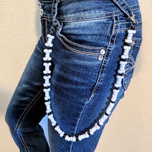 Cadena de cinturón de hueso Kandi