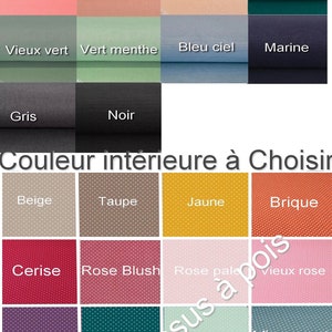 Pochette Housse Velours côtelé 31 couleurs au choix tablette iPad ordinateur personnalisable sur mesure image 10