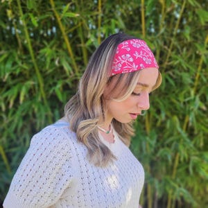 Organic hair band Headband in Liberty cotton gauze, many colors to choose from - Eco-responsible - adult size - Ideal Gift