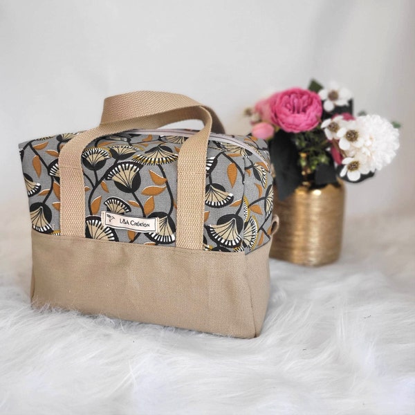 Insulated lunch bag 60 patterns available - lunch bag for meals - customizable - Color and pattern of your choice - L&A Création HandMade