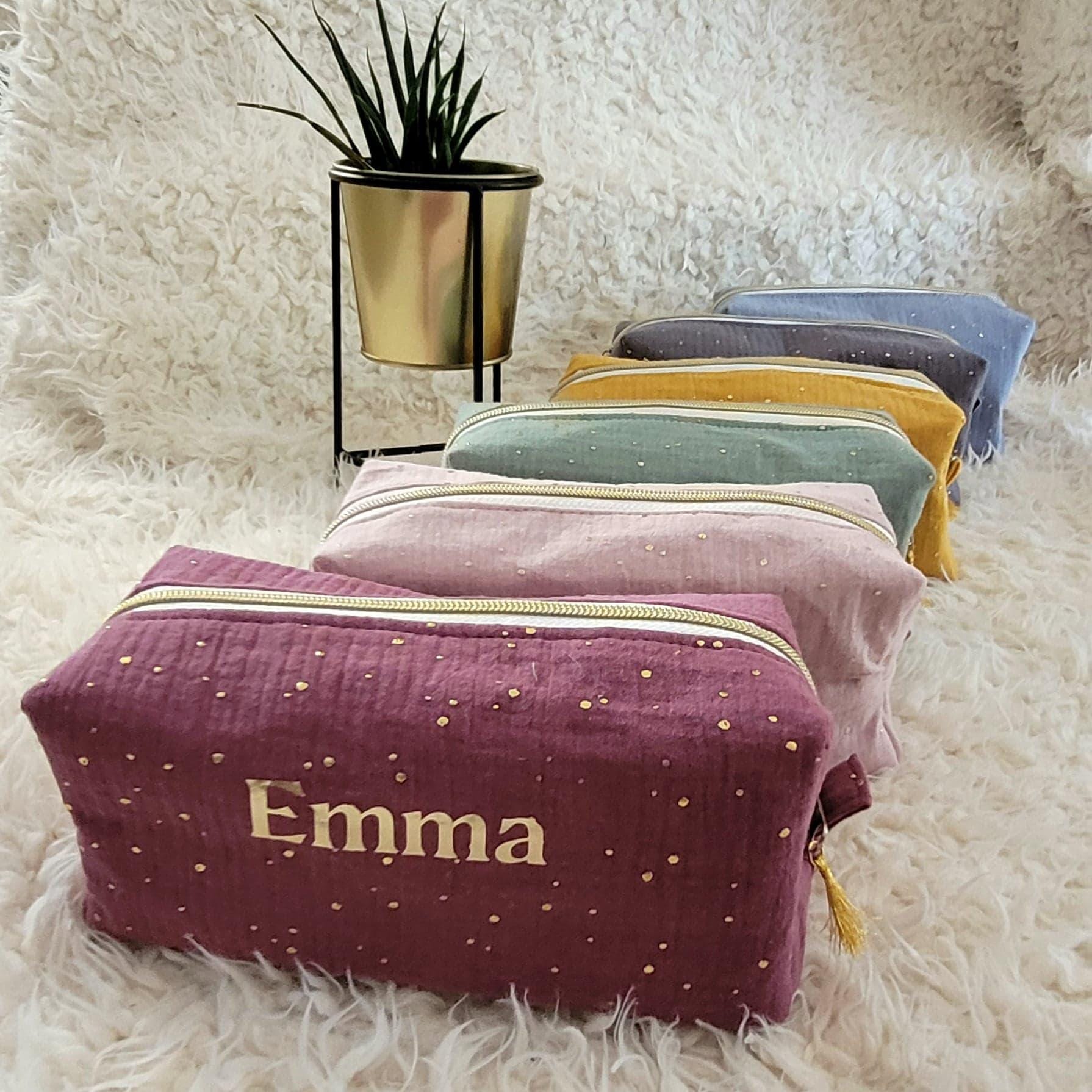 Customizable children's pencil case - 23 colors available - Christmas gift - school or makeup pencil case - customizable - waterproof