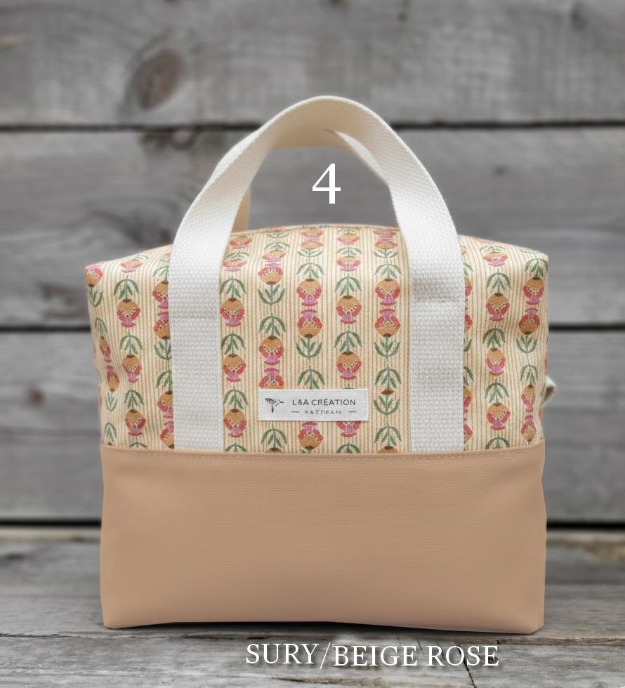 Borsa Termica Per Pranzo Kawaii Con Fiocco - Grande Capacità, Isolata, Con Tasca Laterale - Design Orsetto Del Tè Al Latte Beige