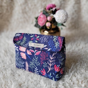 Trousse Personnalisable - tissu au choix - idéal pour maquillage - rangements pour pinceaux, crayons - idée Cadeau