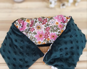 Bouillotte sèche longue  - motifs au choix - Spéciale cou cervicales polaire douce et coton L&A Création - Cadeau Noël