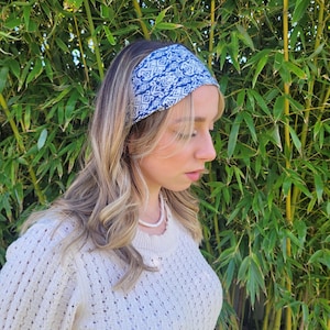 25 patterns to choose from - Organic headband in printed cotton gauze and Liberty, - Eco-responsible - adult size - Ideal Gift