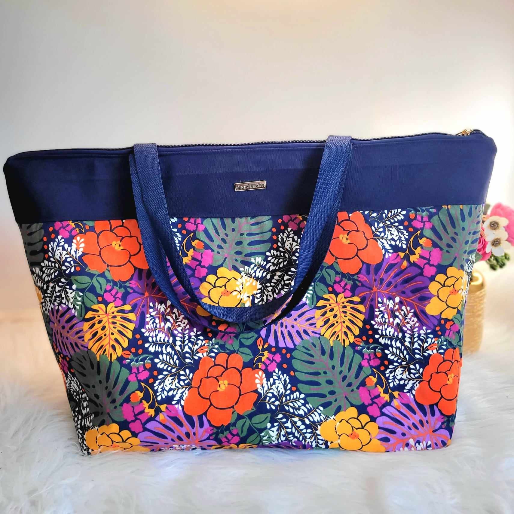 Large Insulated Beach Tote Bag 60 Colors Picnic Shopping Insulated 55x40 Cm Waterproof Interior Christmas Gift Etsy UK