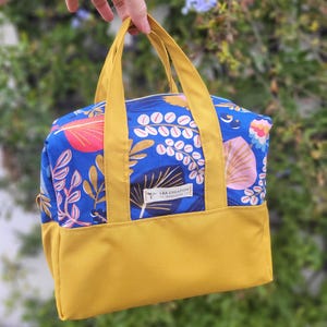 Lunch Bag sac isotherme - personnalisable avec Un mot intérieur -  55 imprimés au choix - sac déjeuner pour repas - ARTISANAL - Idée cadeau