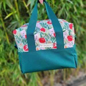 Insulated Lunch Bag - 3 sizes - customizable - fabrics and colors of your choice - lunch bag for meals - Handmade - Gift idea