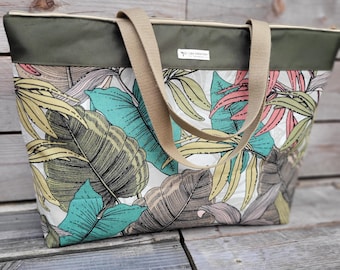 Large insulated beach tote bag - 60 colors - Picnic - shopping - Insulated 55x40 cm - waterproof interior - ideal gift