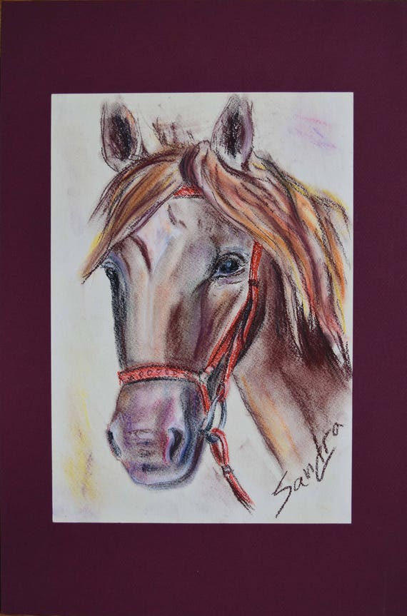 馬の頭のクレヨン - Etsy 日本