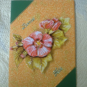 Card 9 - 3d flowers to wish a happy birthday